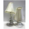 VINTAGE PAIR OF PORCELAIN LAMPS H-22 IN