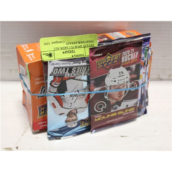 ESTATE SPORTS CARDS ALL TOGETHER-ESTATE