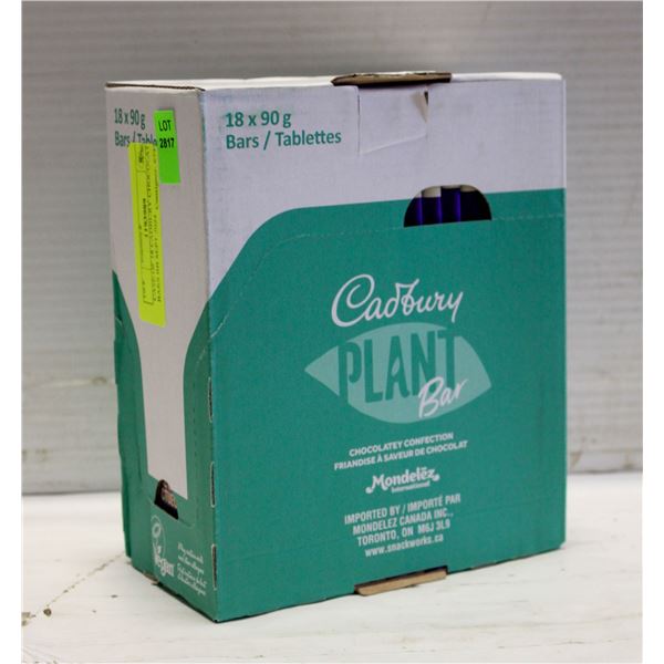 CASE OF 18 CADBURY CHOCOLATE BARS BB SEPT 2024