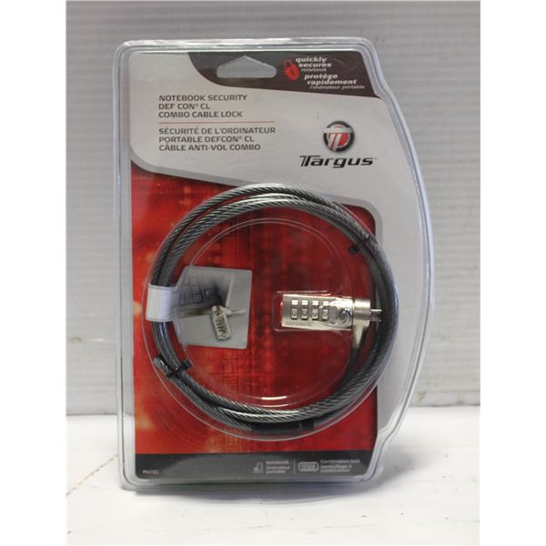 NEW TARGUS NOTEBOOK COMBO CABLE