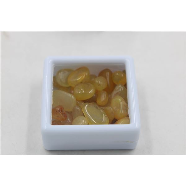 #67-NATURAL YELLOW AGATE ROUGH 99.00CT