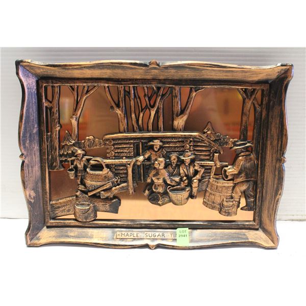 MAPLE SUGAR TIME COPPER WALL HANGING