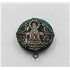 Image 1 : GREEN JADE & METAL QUAN YIN GODDESS