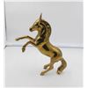 Image 1 : SOLID BRASS HEAVY HORSE 8 INCH HEIGHT