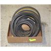 Image 1 : MISC. RUBBER BELTS - ESTATE