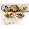 Image 1 : 5 DOG WALL COLLECTOR PLATES