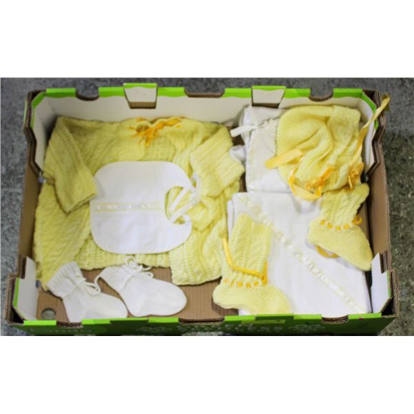 VINTAGE BABY BAPTISM OUTFIT