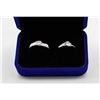 Image 1 : #1184-WEDDING SET WITH 0.50 CT ROUND BRILLIANT