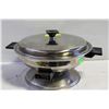 Image 1 : QUALITY STAINLESS STEEL ELECTRIC WOK WITH LID