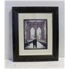 Image 1 : 21" X 25" FRAMED MATTED AND GLASS ENCASED