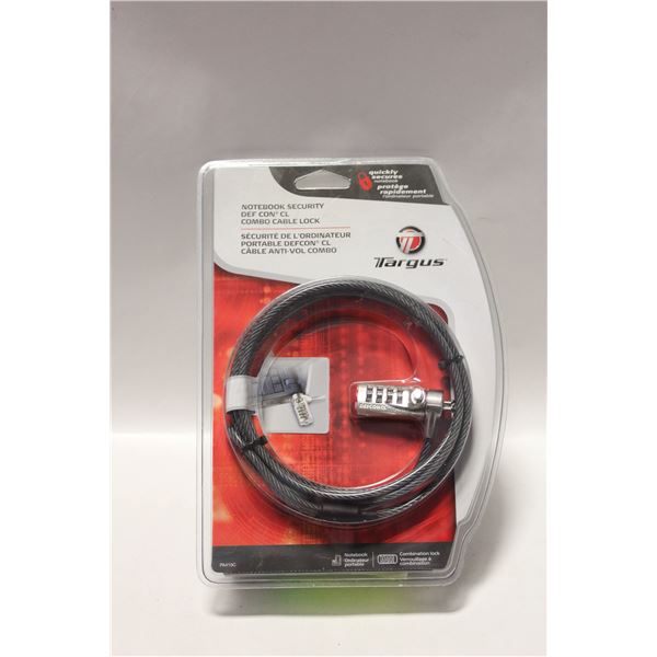 NEW TARGUS NOTEBOOK COMBO CABLE