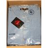 Image 1 : NEW MEN'S SHIRTS CASE OF 9 DENIM SIZE 3XL