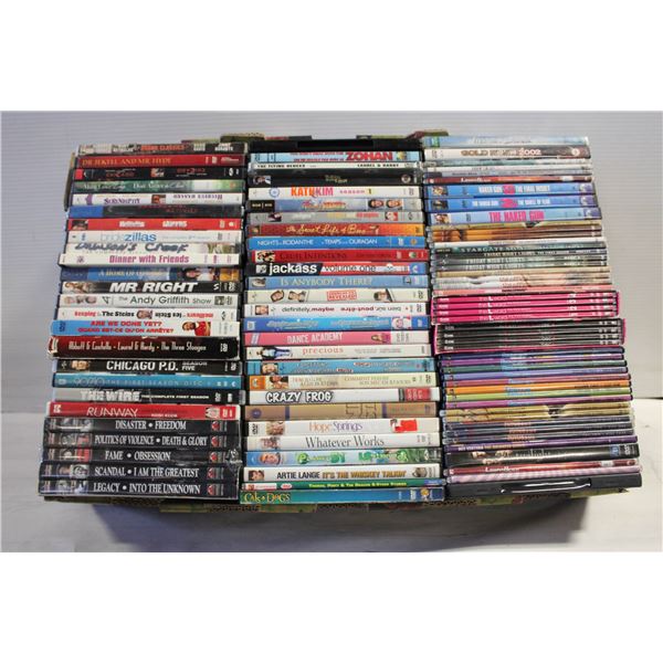 100 DVDS SERIES ROMANTIC COMEDY, ASSORTED