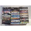FLAT OF 80 DVDS ASSORTED