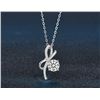 Image 1 : 1 CT GRA CERTIFIED ROUND BRILLIANT 925S NECKLACE