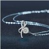 Image 2 : 1 CT GRA CERTIFIED ROUND BRILLIANT 925S NECKLACE