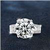 Image 3 : 10 CT GRA CERTIFIED ROUND BRILLLIANT MOISSANITE 925