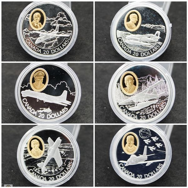 FEAATURED $20 AVIATION SERIES SILVER COINS