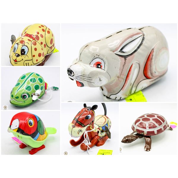 FEATURED VINTAGE AND ANTIQUE WIND -UP TOYS
