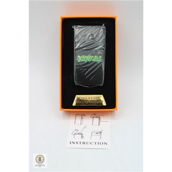 NEW DOOBILICIOUS USB CHARGED WIND PROOF LIGHTER