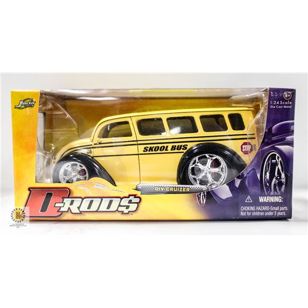 JADA DUB CITY DIV CRUIZER SKOOL BUS D-RODS 1:24