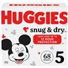 Image 1 : NEW 78 DIAPERS HUGGIES SNUG & DRY