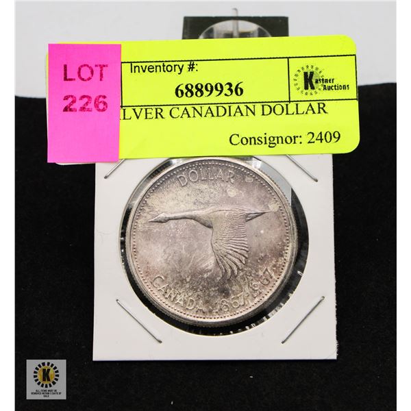 1967 SILVER CANADIAN DOLLAR