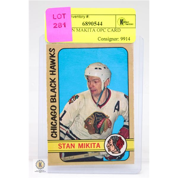 1972 STAN MAKITA OPC CARD
