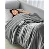Image 1 : NEW ELECTRIC HEATED THROW BLANKET SHERPA FLEECE