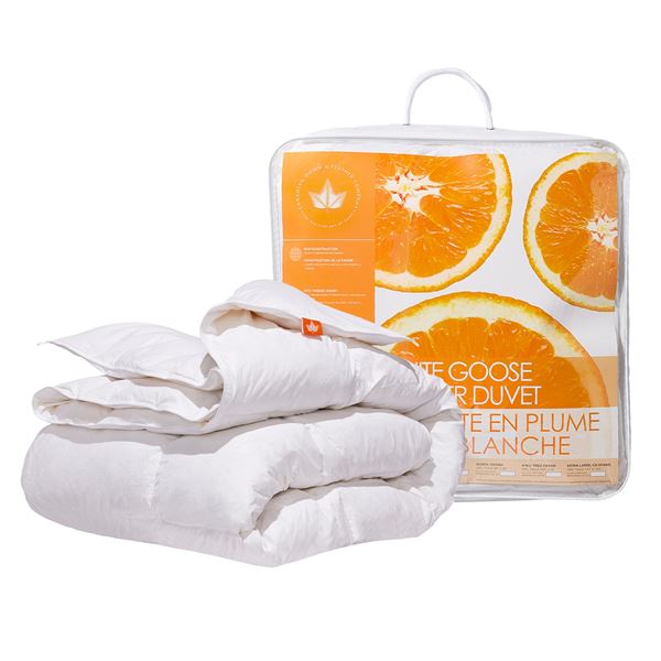 NEW CANADIAN DOWN & FEATHER CO TWIN SIZE WHITE