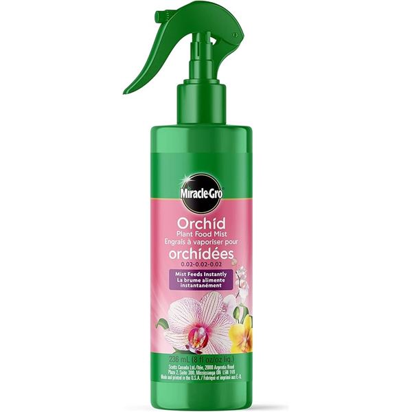 NEW 4 X 236ML MIRACLE-GRO ORCHID PLANT FOOD MIST