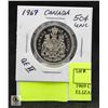 Image 1 : 1969 CANADA 50C. QUEEN ELIZABETH 2