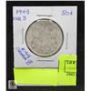 1943 CANADA 50C. KING GEORGE 6