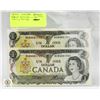 Image 1 : 1973 CANADA $1 NOTES. BANK OF CANADA,