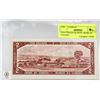 Image 2 : 1954 CANADA $2 NOTE. BANK OF CANADA