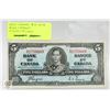 Image 1 : 1937 CANADA $5 NOTE. BANK OF CANADA