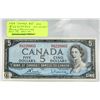 Image 1 : 1954 CANADA $5 NOTE. BANK OF CANADA