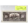 Image 2 : 1937 CANADA $10 NOTE. BANK OF CANADA