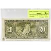 Image 2 : 1937 CANADA $20 NOTE. BANK OF CANADA