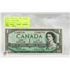 Image 1 : 1954 CANADA $1 NOTE. BANK OF CANADA