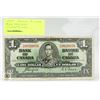 Image 1 : 1937 CANADA $1 NOTE. BANK OF CANADA