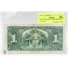 Image 2 : 1937 CANADA $1 NOTE. BANK OF CANADA