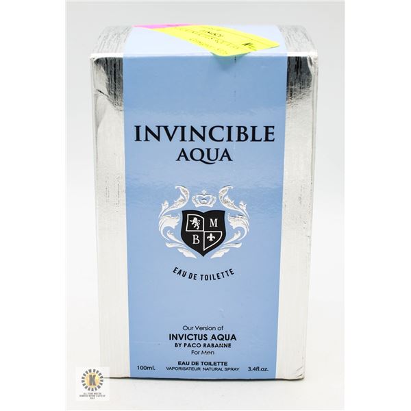 NEW IN BOX INVICTUS AQUA BY PACO