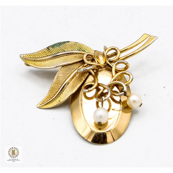 VINTAGE TRIAD BROOCH