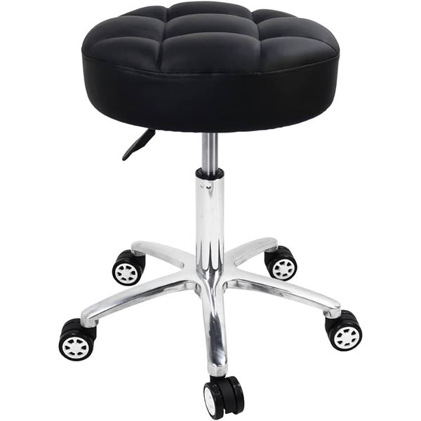 NEWLY ASSEMBLED WKWKER ROLLING STOOL