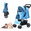 Image 1 : NEW HR KING PET STROLLER SKY BLUE