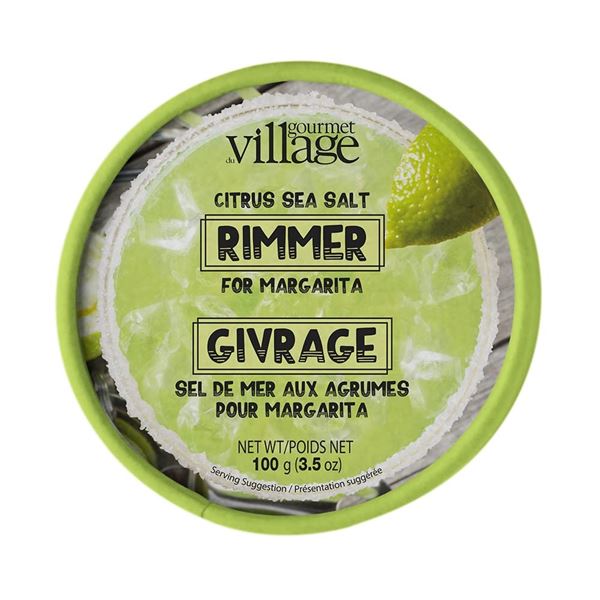 NEW 100G GOURMET VILLAGE CITRUS SEA SALT RIMMER