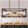 Image 1 : NEW MEIXISUE LARGE MODERN FARMHOUSE LIGHT FIXTURE