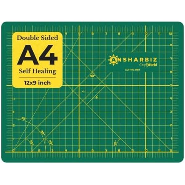 NEW ANSHARBIZ CRAFT WORLD CUTTING MAT 10.5"X13.75"