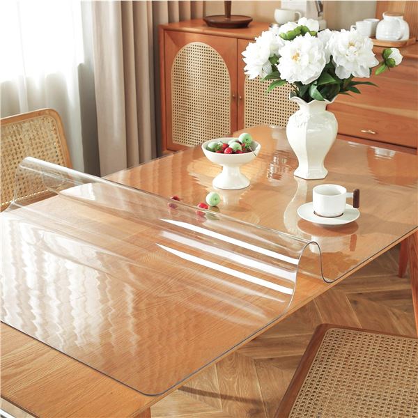 NEW 38 X 66 INCH OSTEPDECOR CLEAR TABLE PROTECTOR